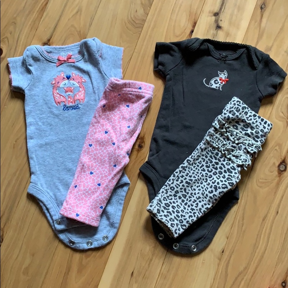 Newborn Girl’s Matching Outfits